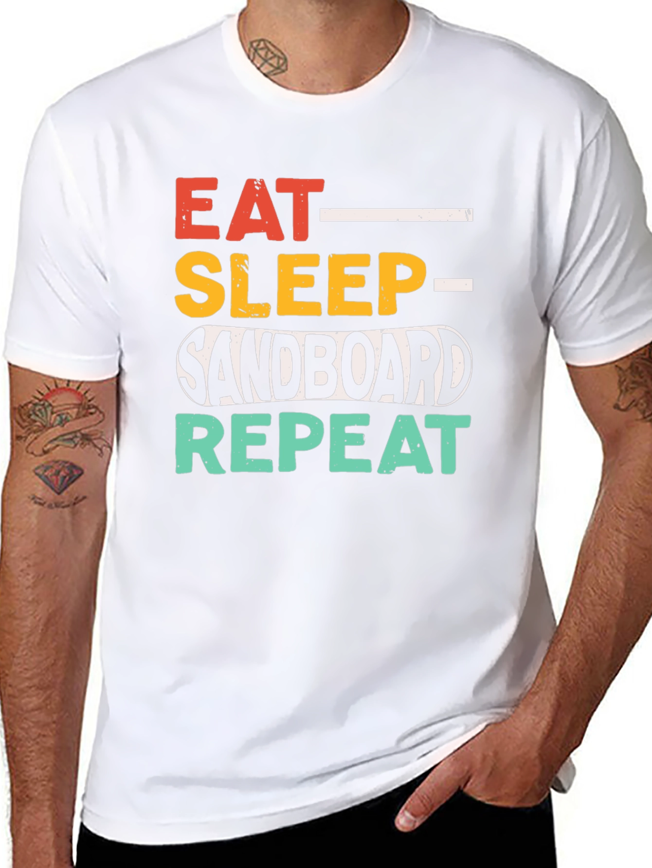 Eat Sleep Sandboard Repeat T-Shirt