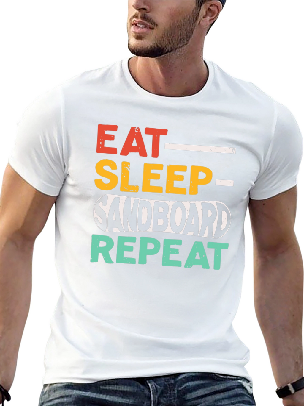 Eat Sleep Sandboard Repeat T-Shirt