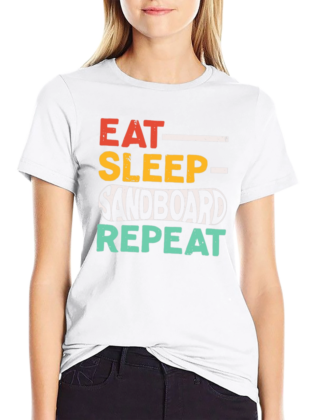 Eat Sleep Sandboard Repeat T-Shirt