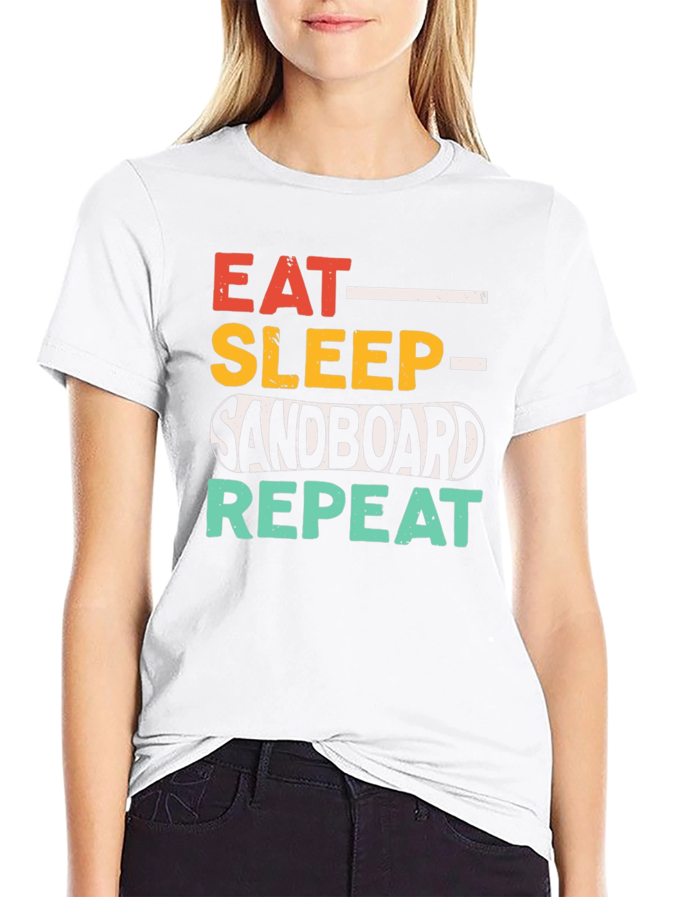 Eat Sleep Sandboard Repeat T-Shirt