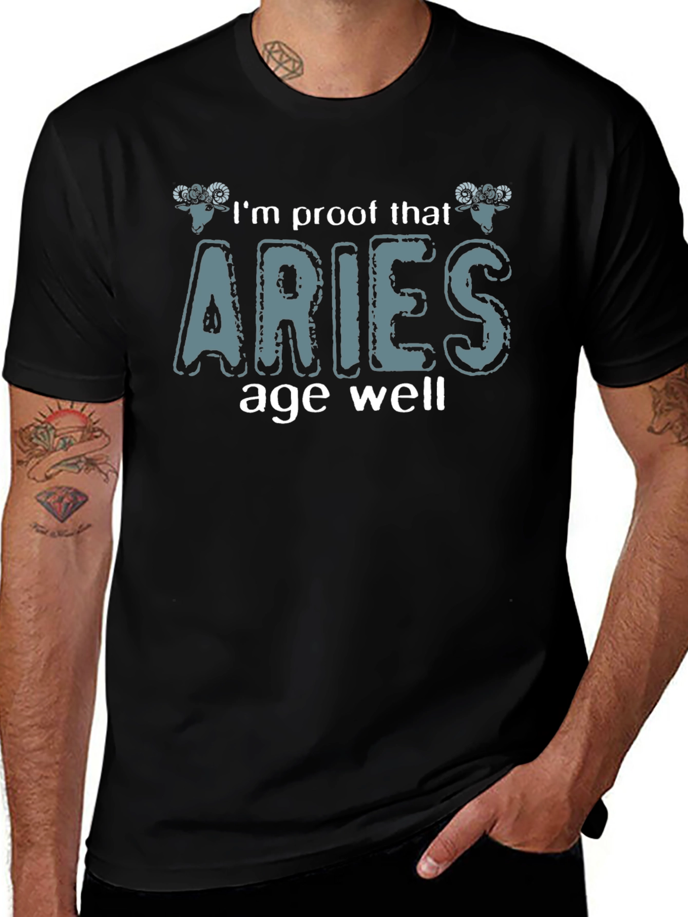 Aries Zodiac Sign T-Shirt: Proof That Aries Age Well