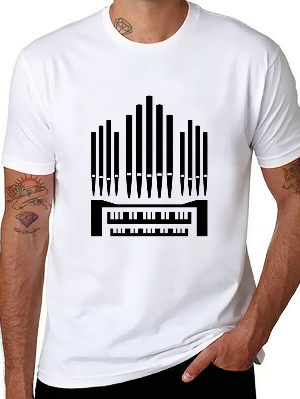 Organ T-Shirt - Musical Instrument Tee