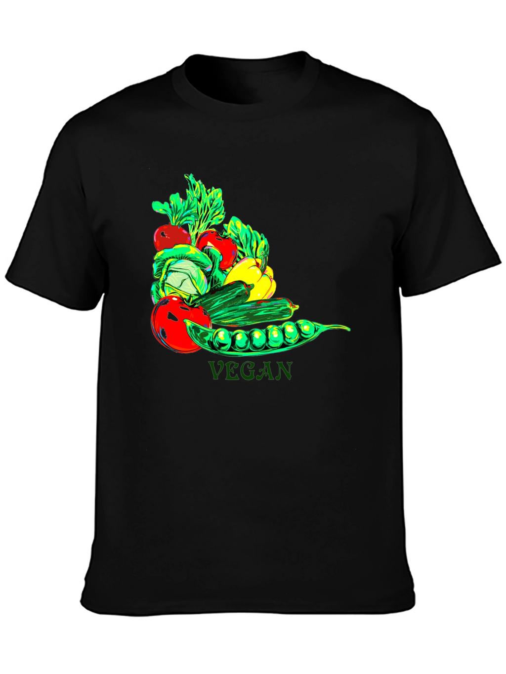 Vegan Graphic Tee - Stylish and Comfortable