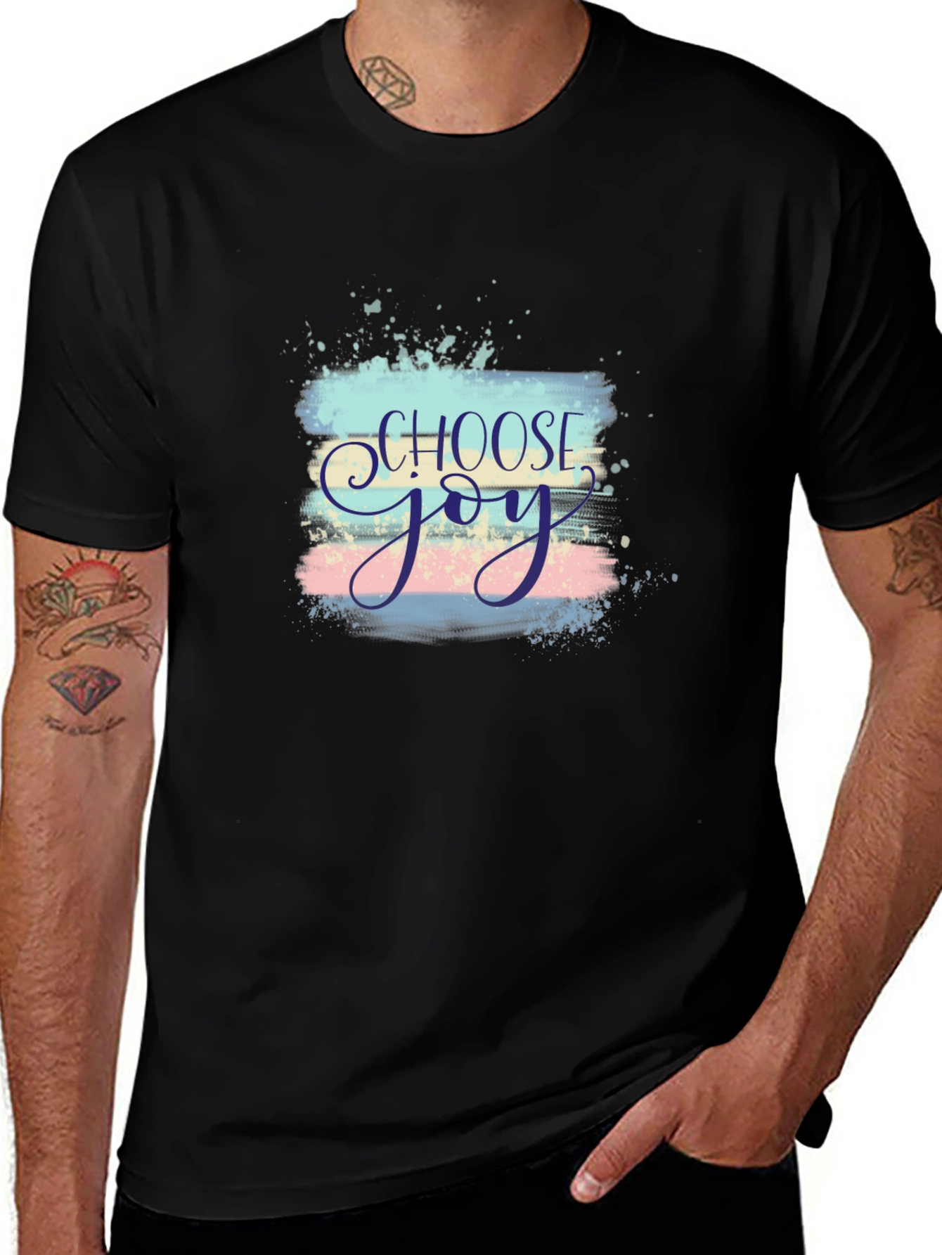 Choose Joy Graphic T-Shirt - Stylish Casual Wear