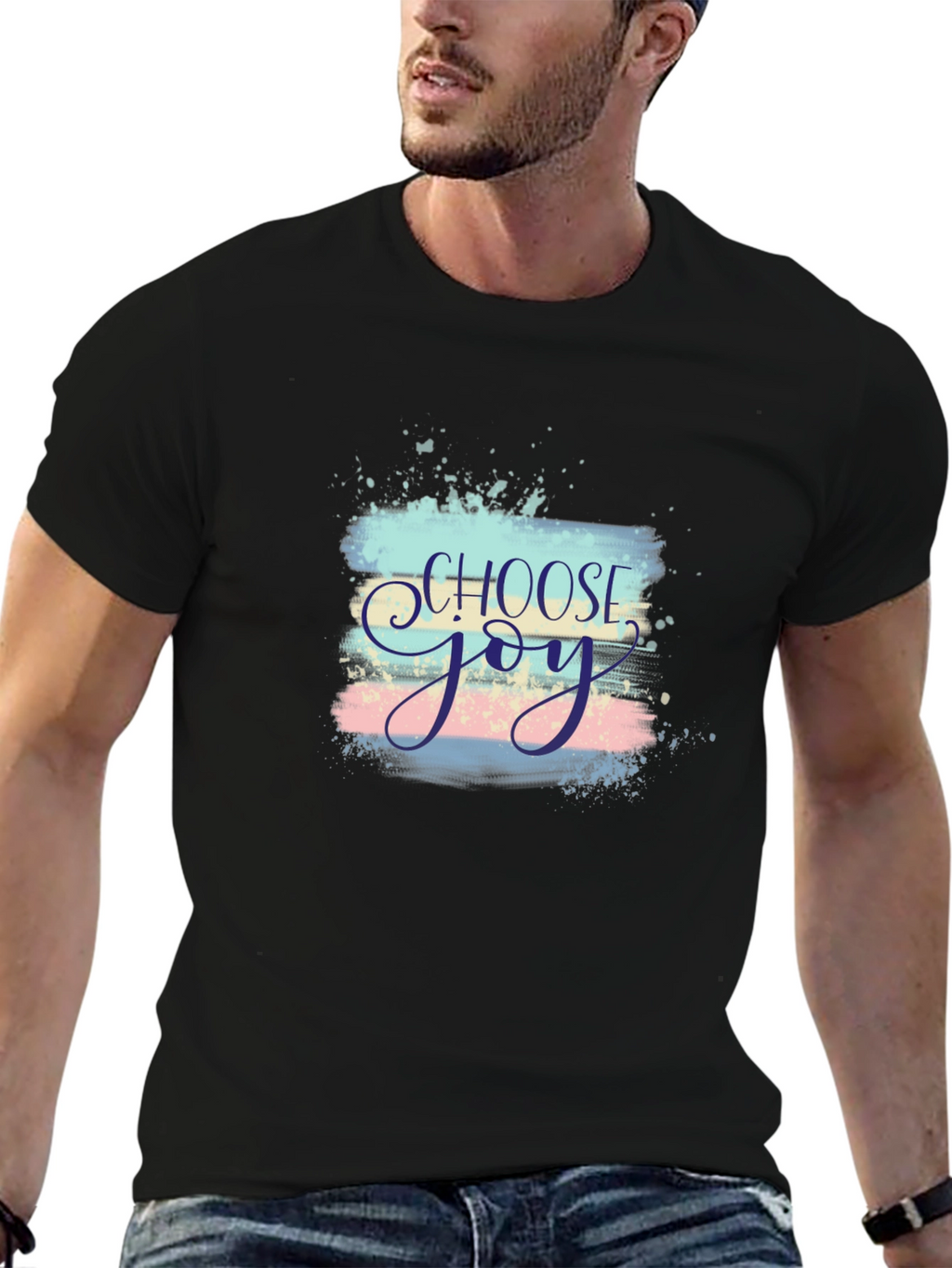 Choose Joy Graphic T-Shirt - Stylish Casual Wear