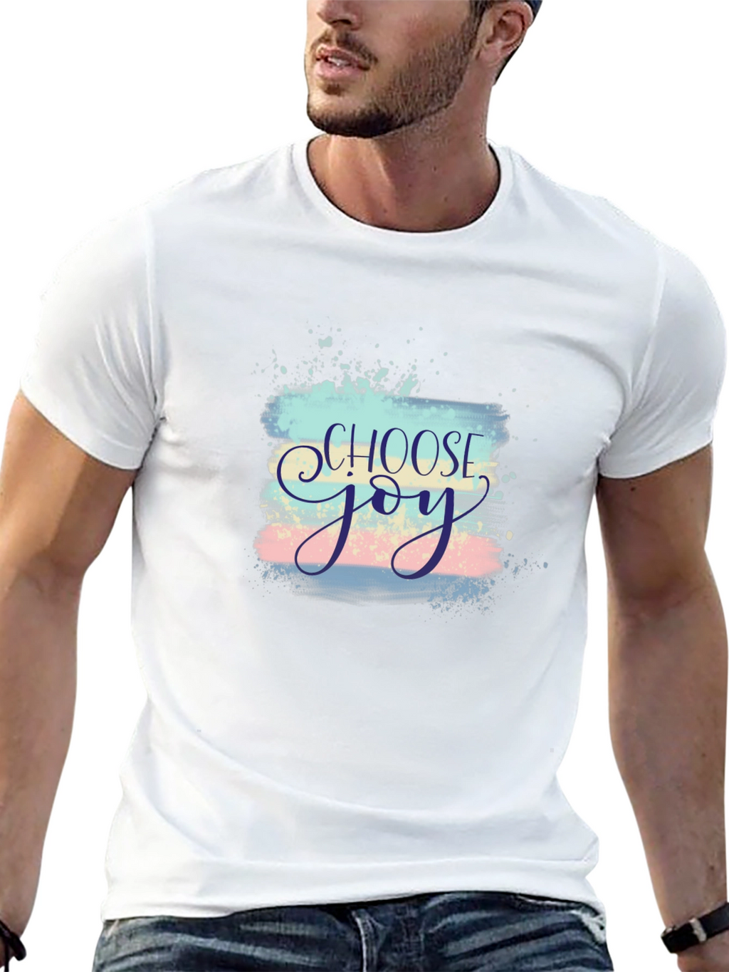 Choose Joy Graphic T-Shirt - Stylish Casual Wear