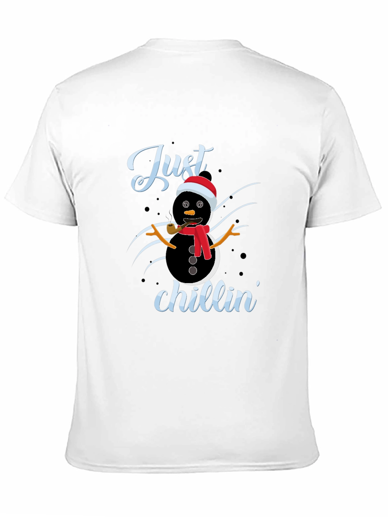Just Chillin Snowman Christmas T-Shirt