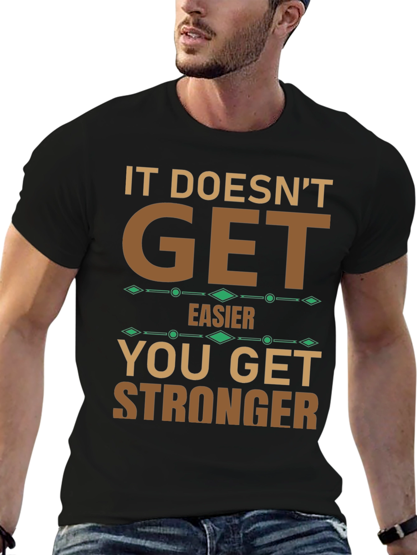 Motivational T-Shirt: Get Stronger