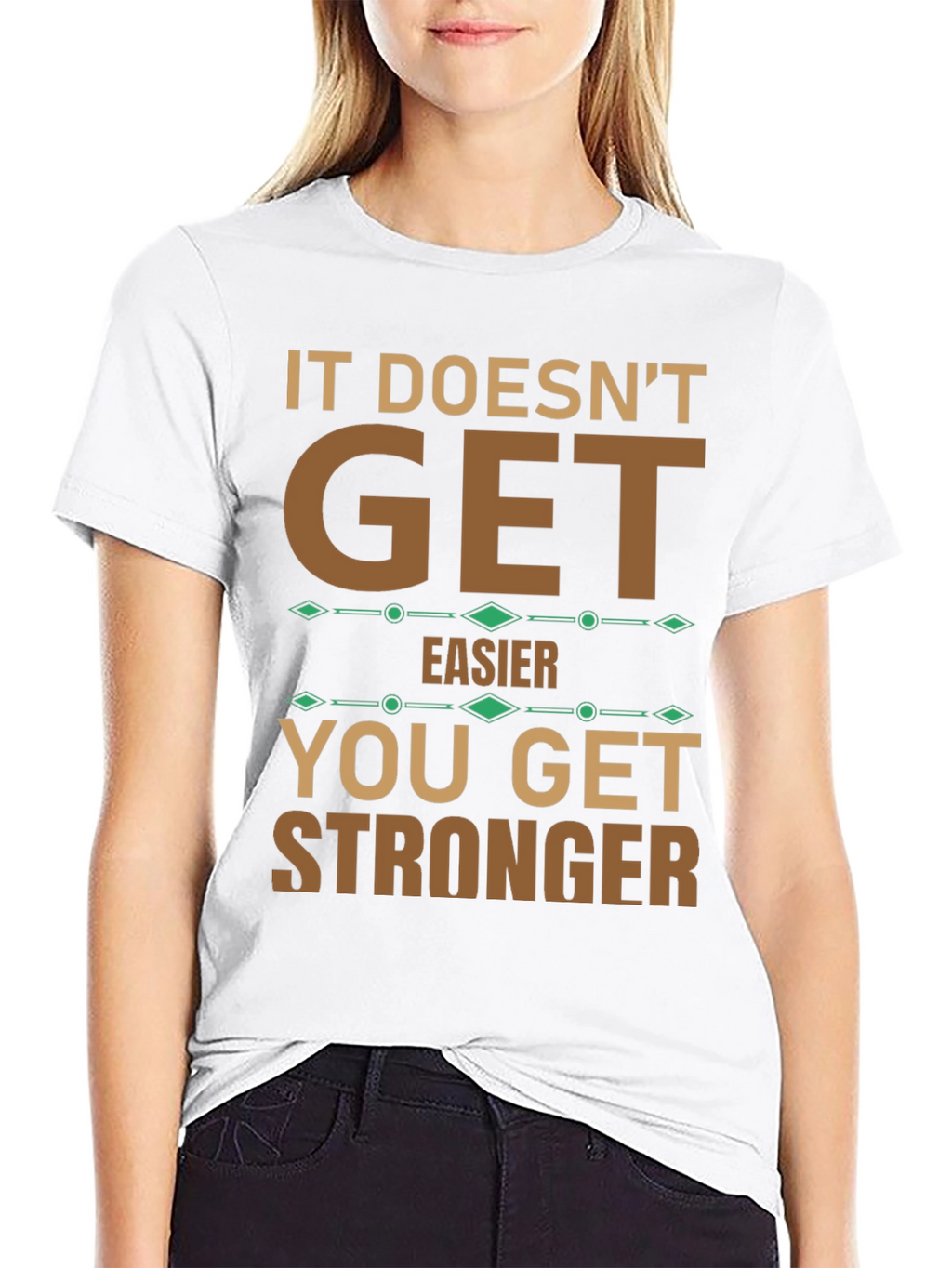Motivational T-Shirt: Get Stronger