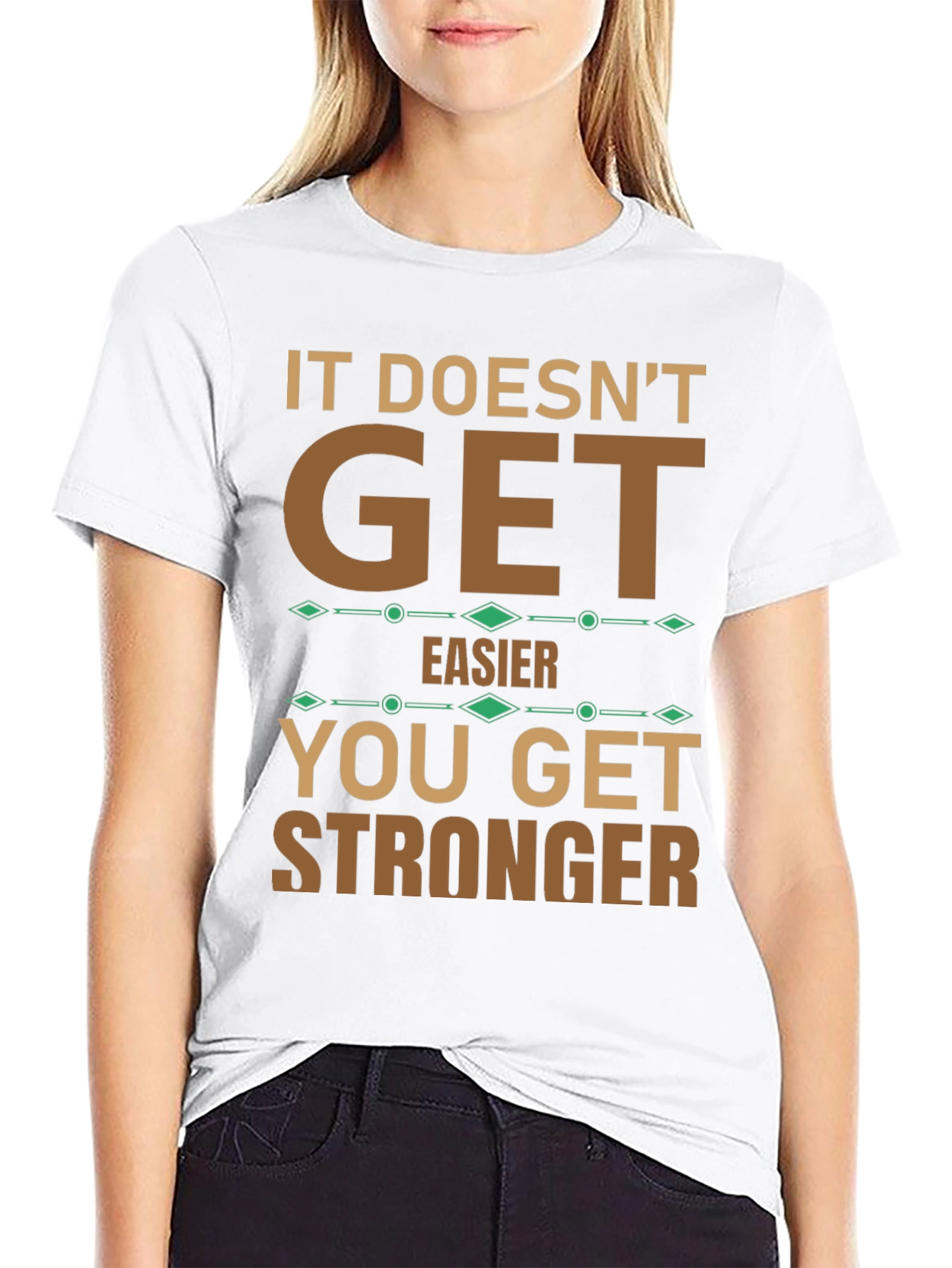 Motivational T-Shirt: Get Stronger