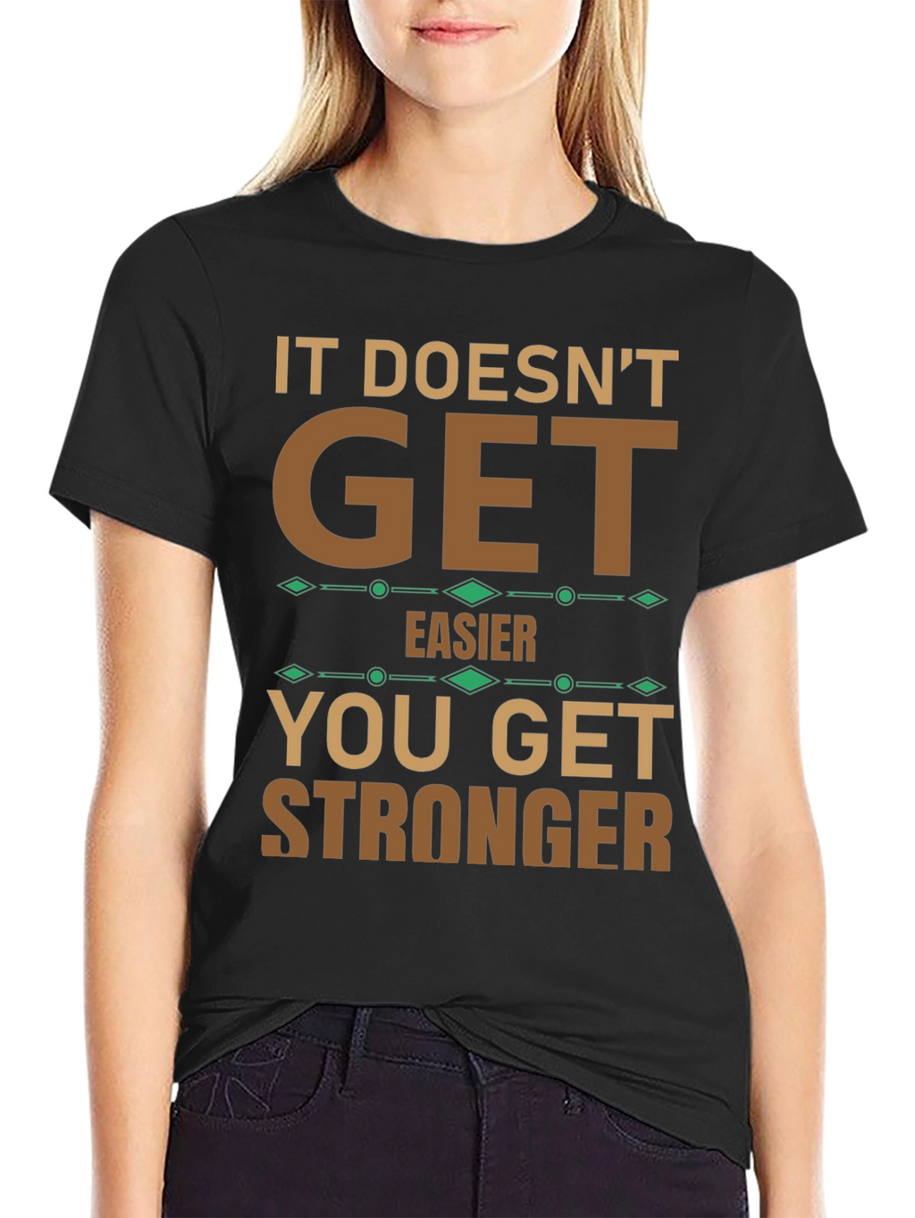 Motivational T-Shirt: Get Stronger