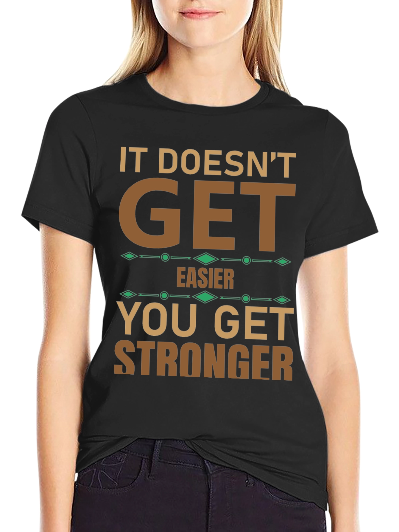 Motivational T-Shirt: Get Stronger