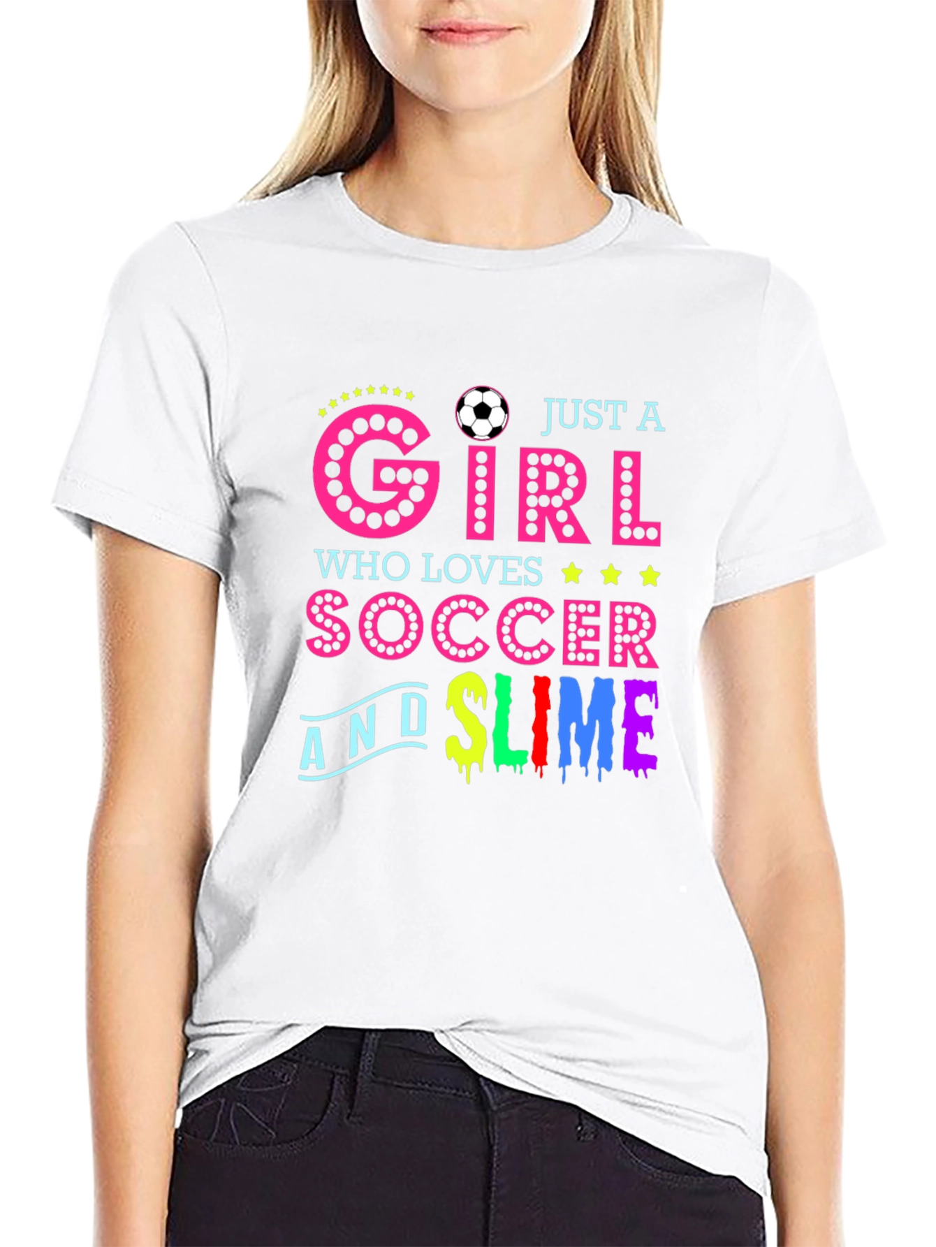 Soccer Girl Slime T-Shirt