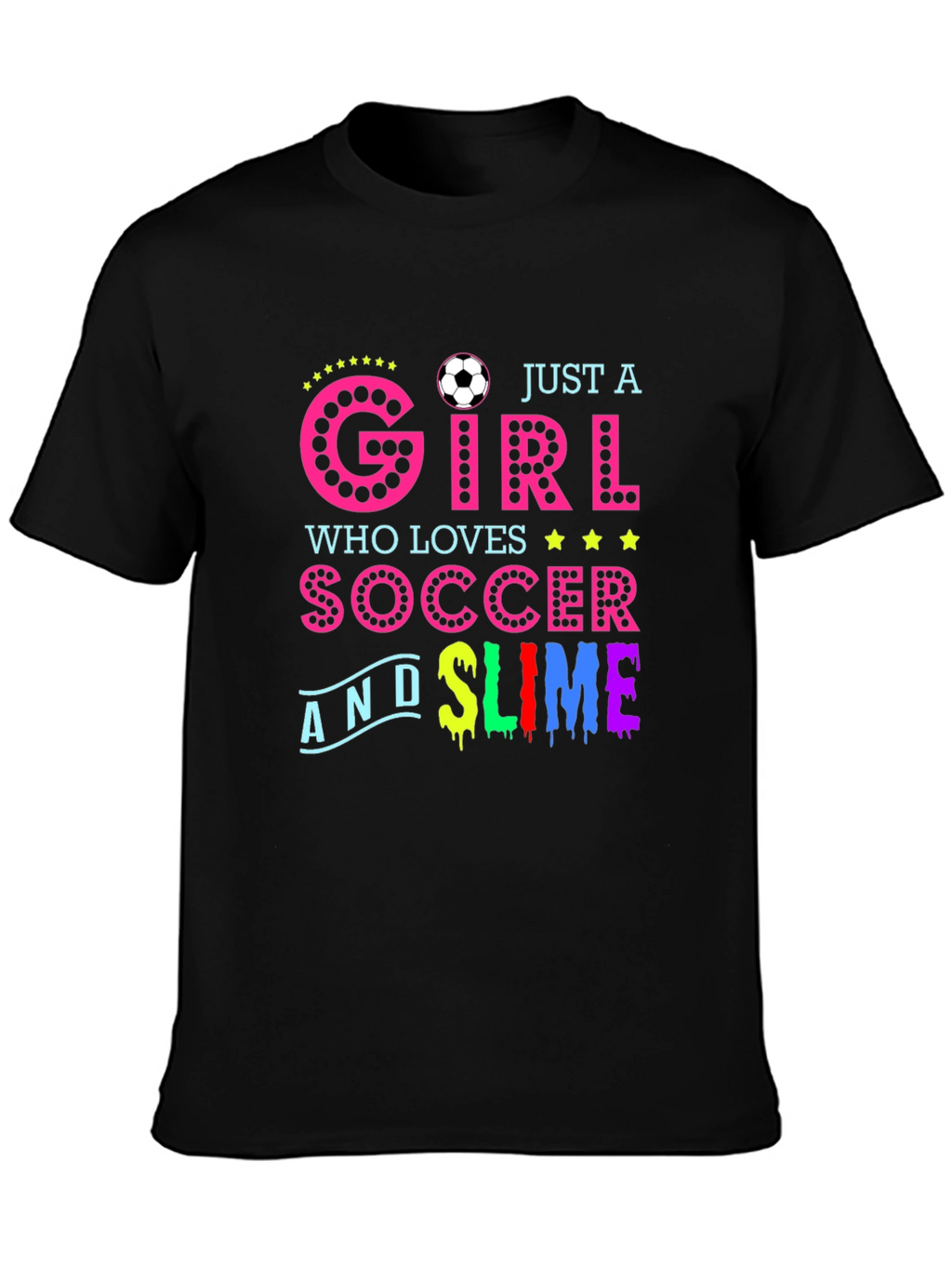 Soccer Girl Slime T-Shirt
