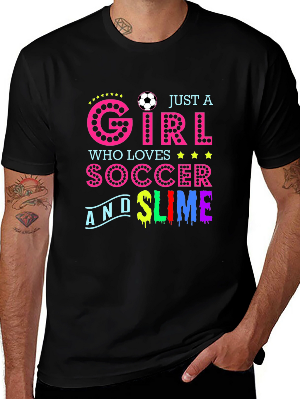 Soccer Girl Slime T-Shirt