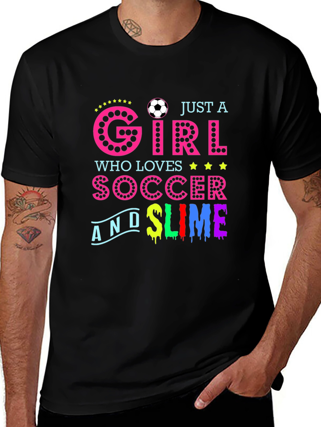 Soccer Girl Slime T-Shirt
