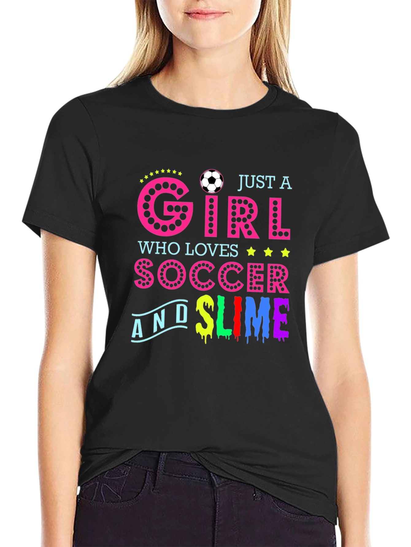 Soccer Girl Slime T-Shirt