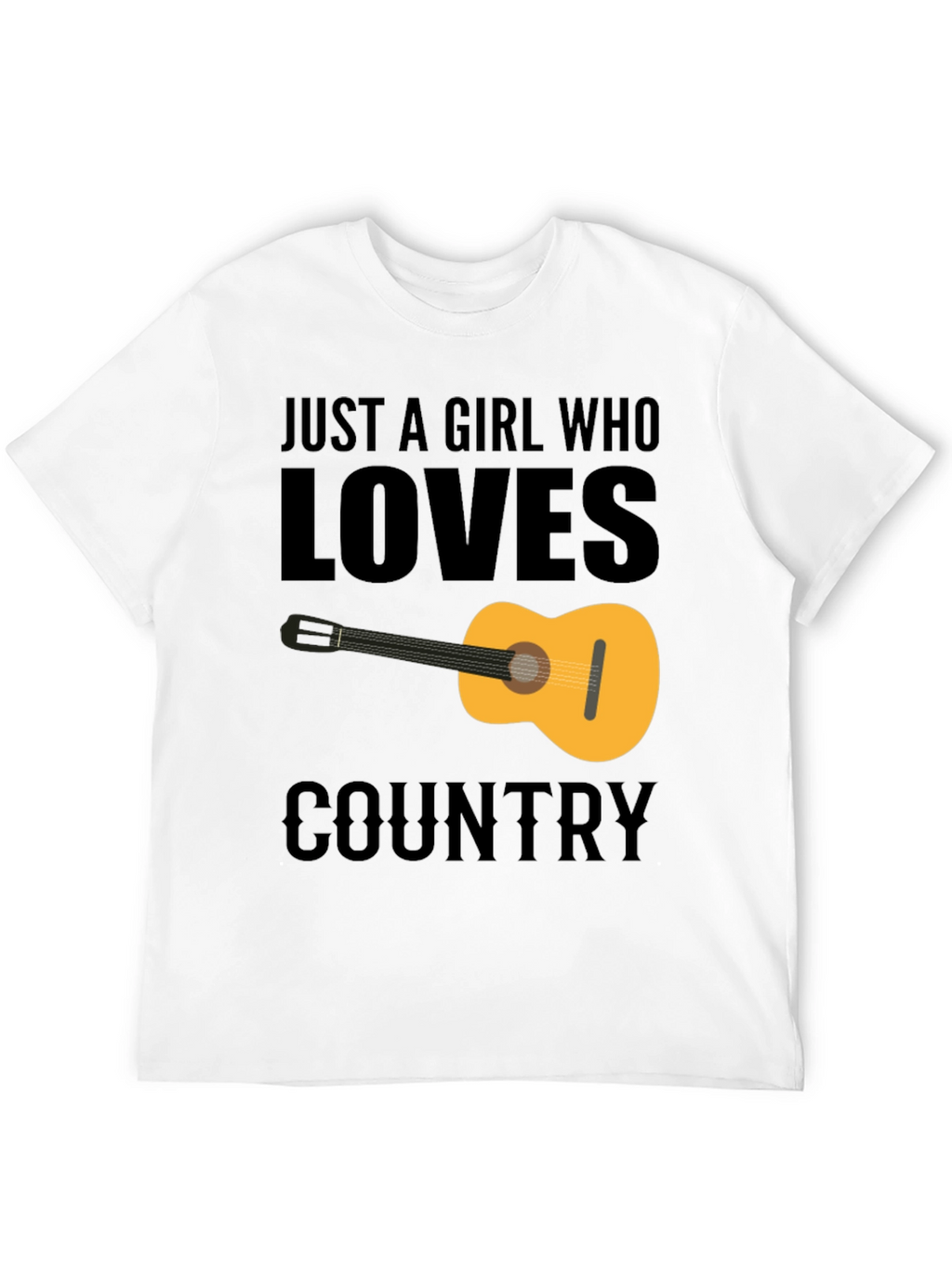 Country Music Guitar Graphic Tee