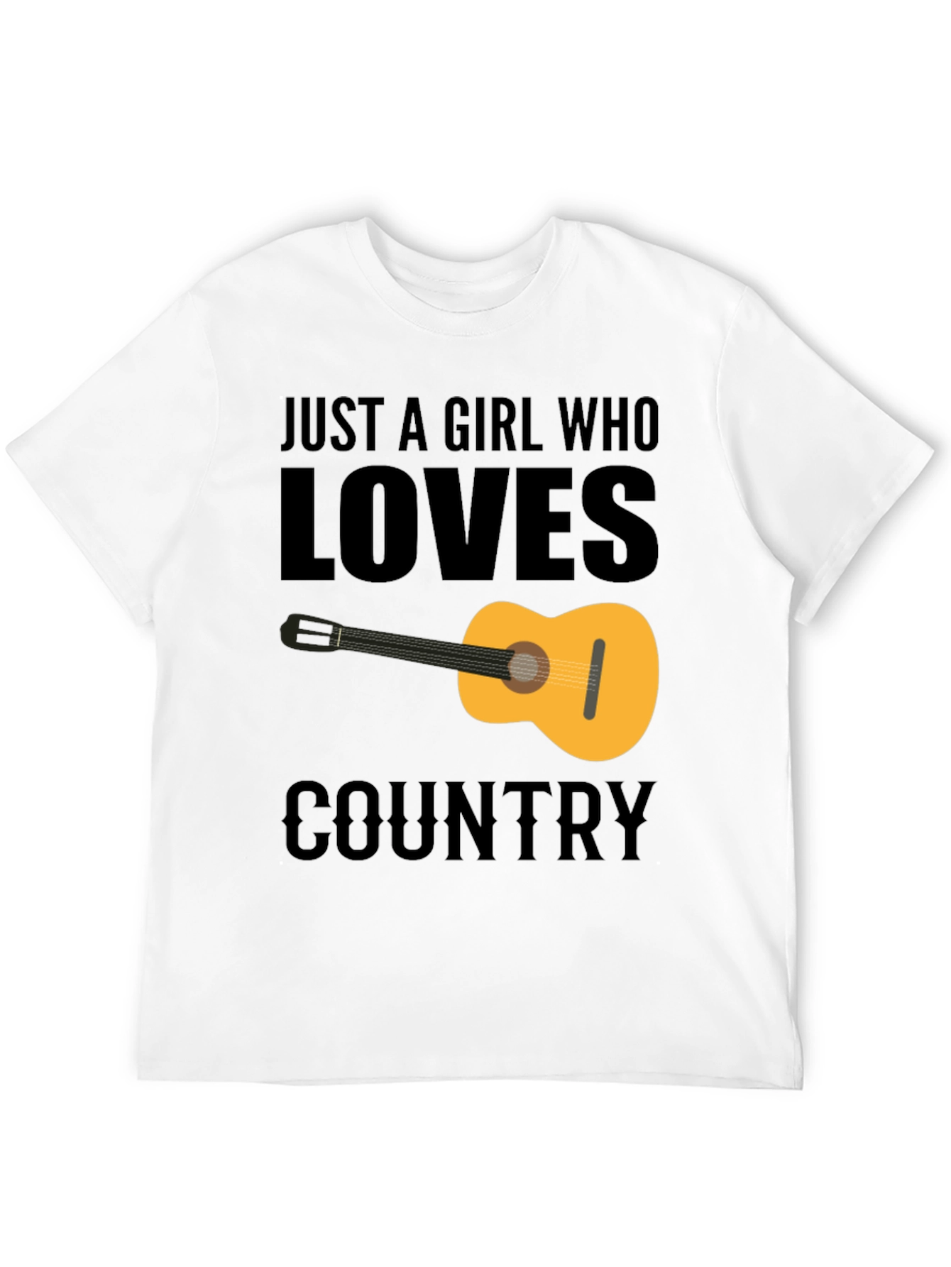 Country Music Guitar Graphic Tee