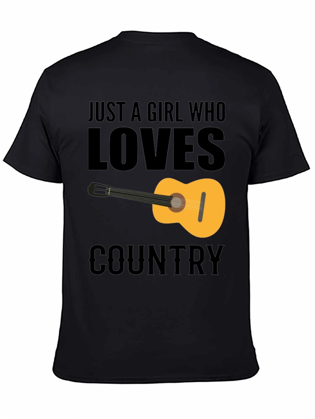 Country Music Guitar Graphic Tee