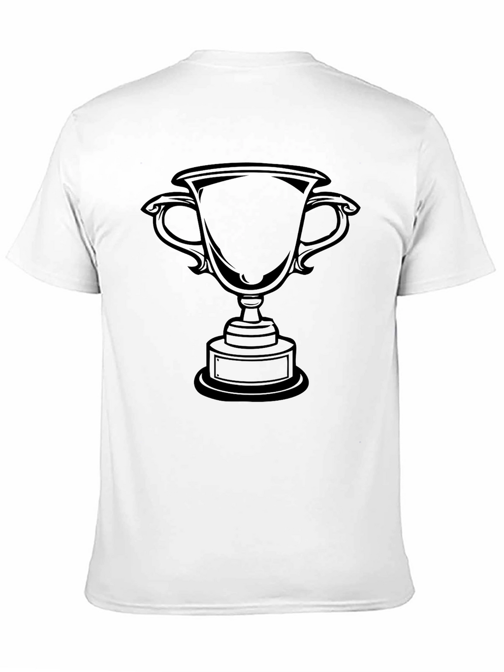 Black Trophy Graphic Tee - Celebrate Victory!