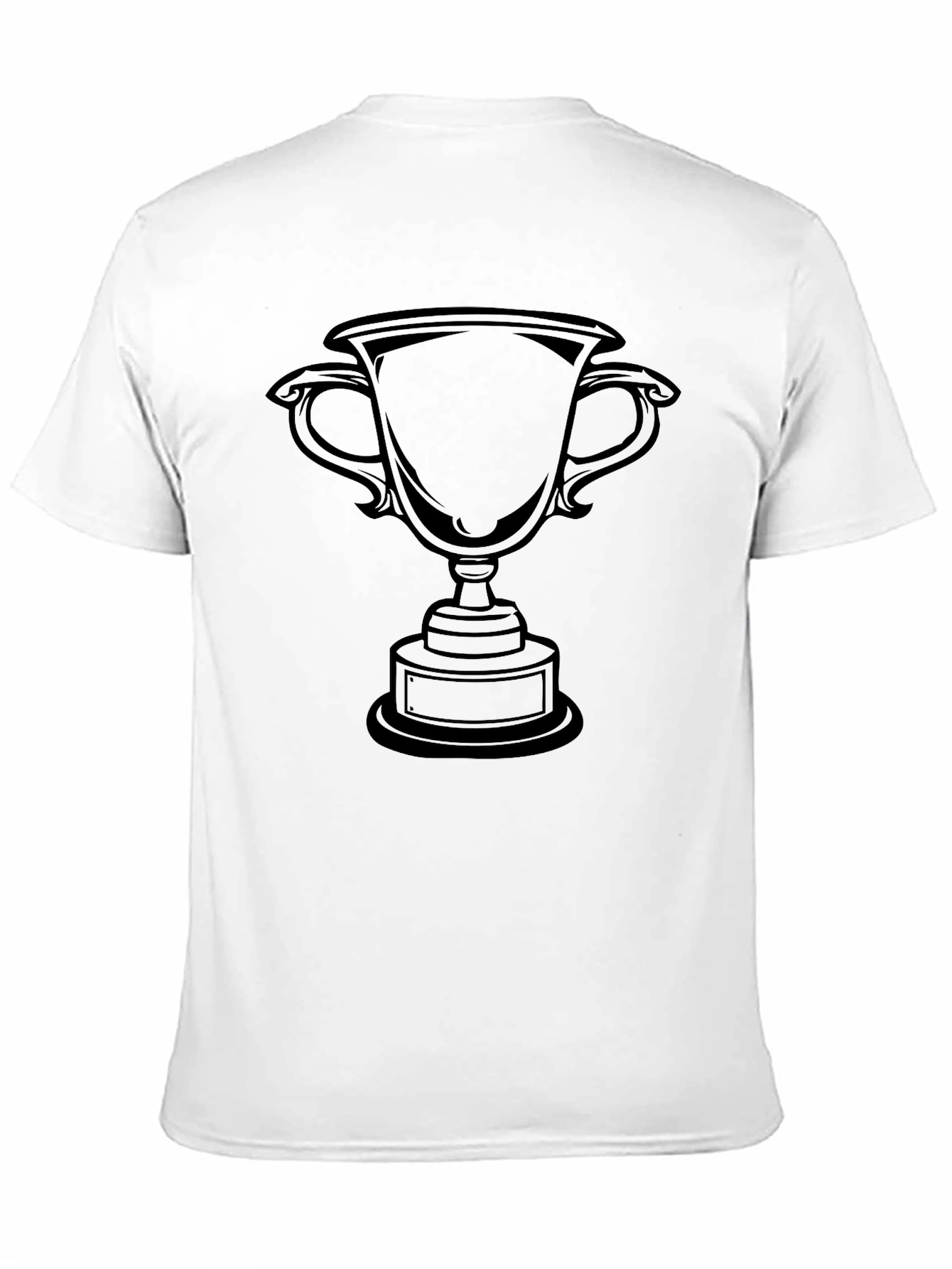 Black Trophy Graphic Tee - Celebrate Victory!