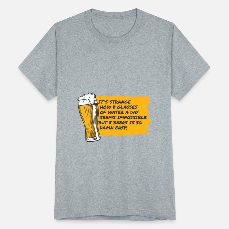 8 Glasses Of Water Is Impossible But 8 Beers Is Easy