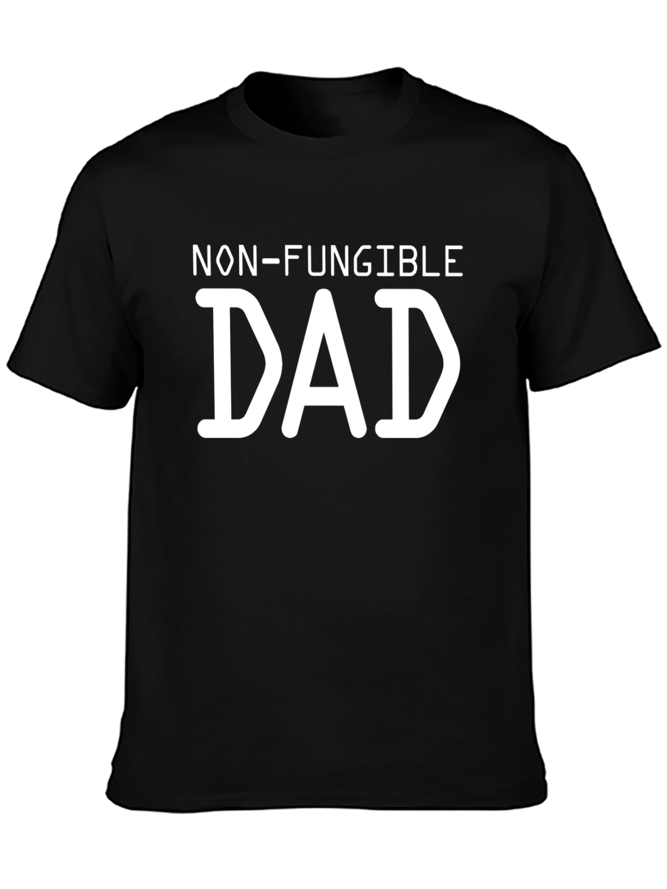 Non-Fungible Dad Graphic T-Shirt - Black
