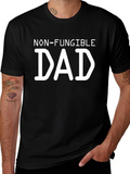 Non-Fungible Dad Graphic T-Shirt - Black