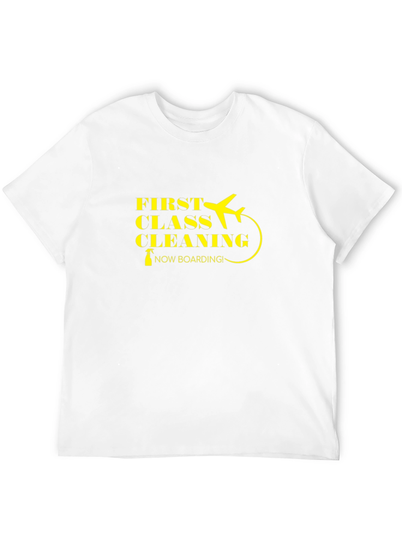 First Class Cleaning Crew T-Shirt - Now Boarding!