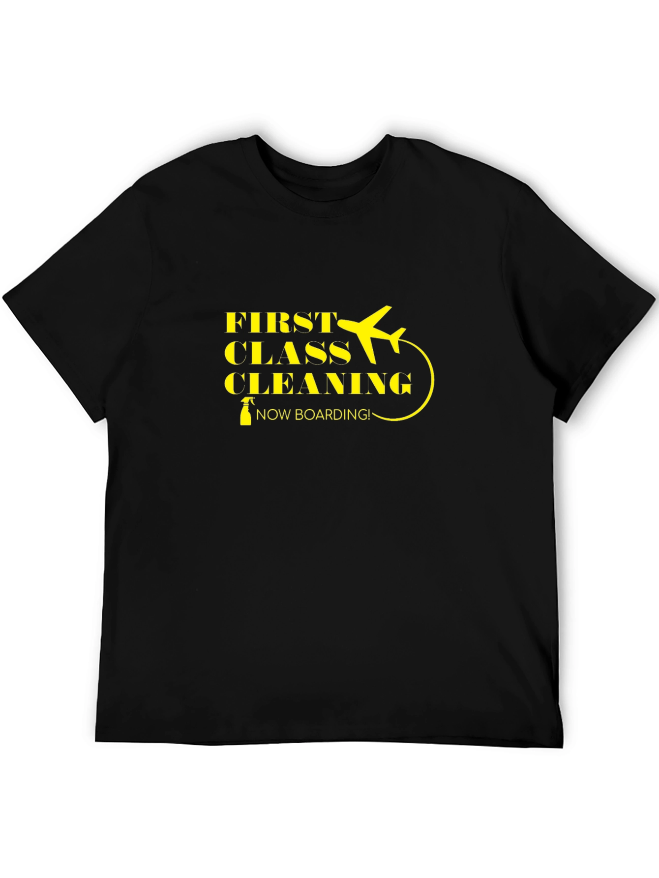 First Class Cleaning Crew T-Shirt - Now Boarding!