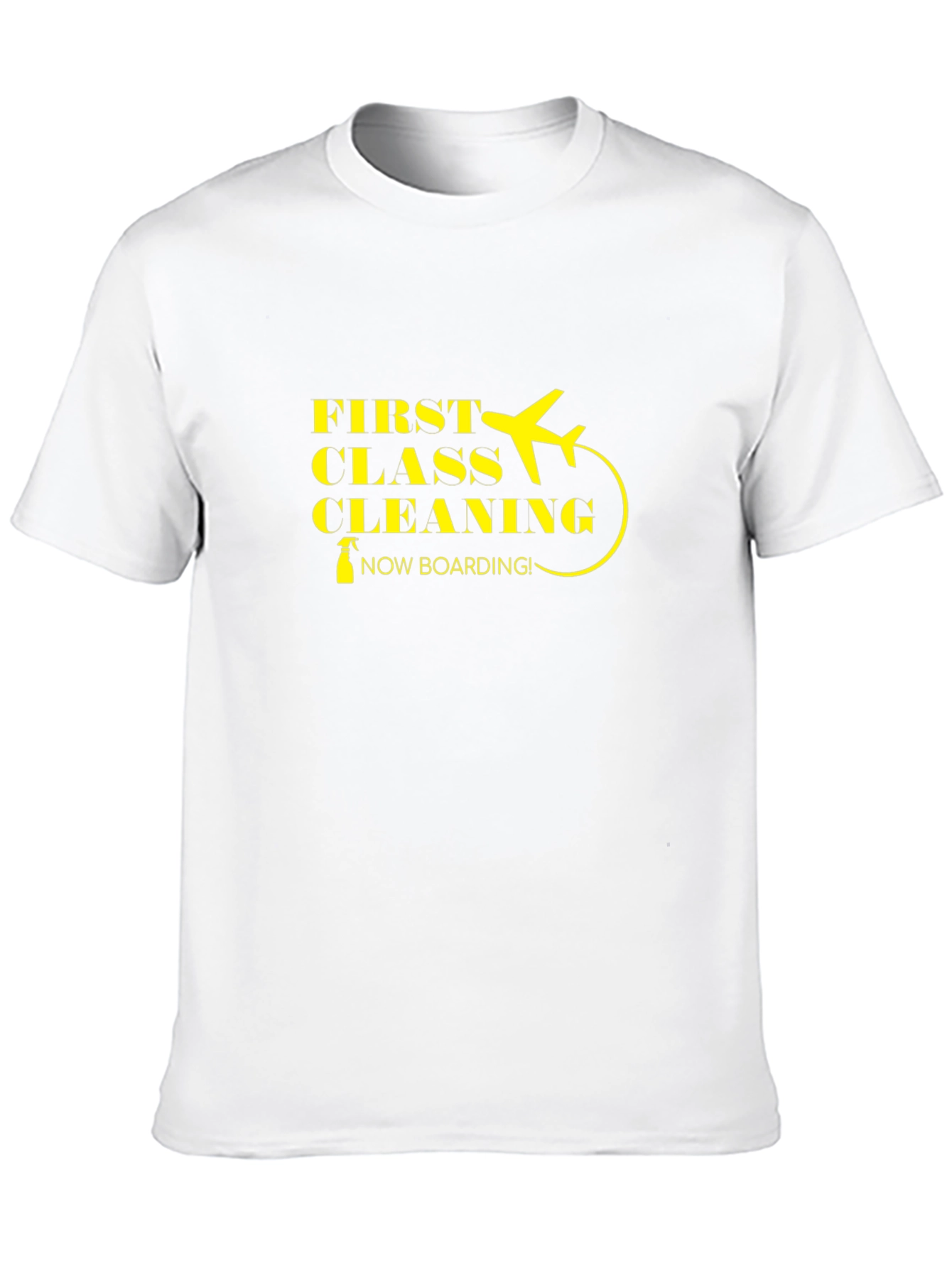 First Class Cleaning Crew T-Shirt - Now Boarding!
