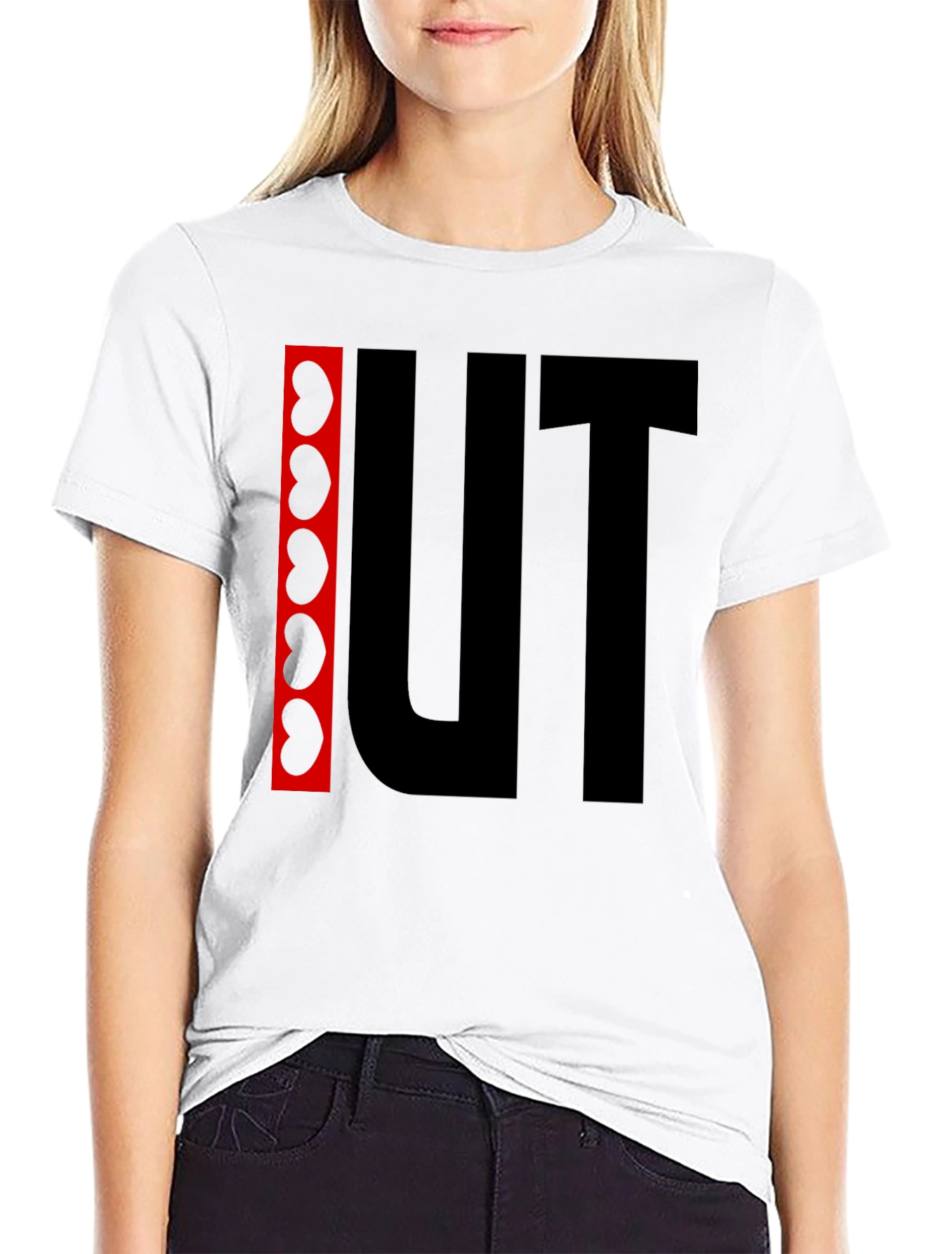 Kidney UT Funny Black T-Shirt