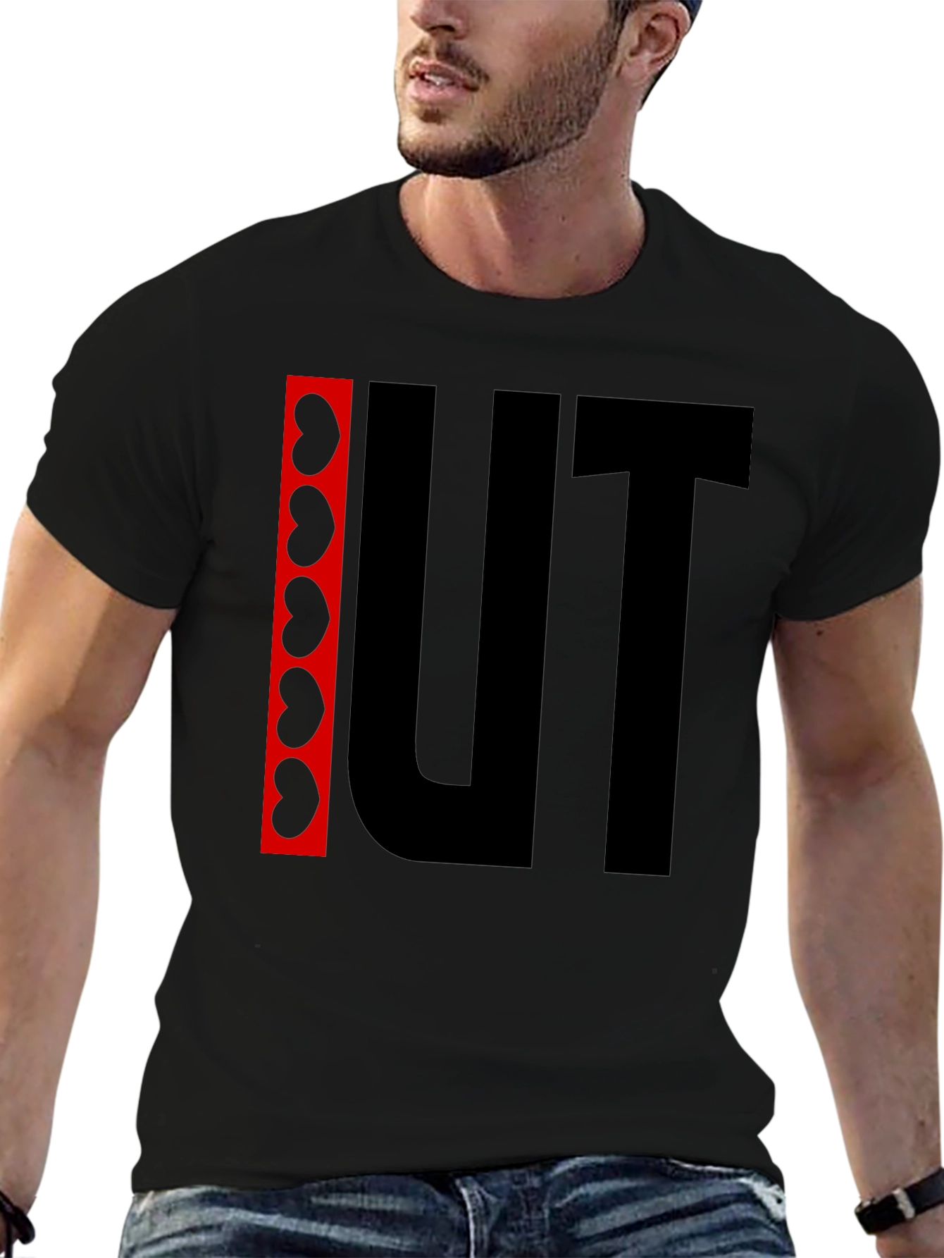 Kidney UT Funny Black T-Shirt
