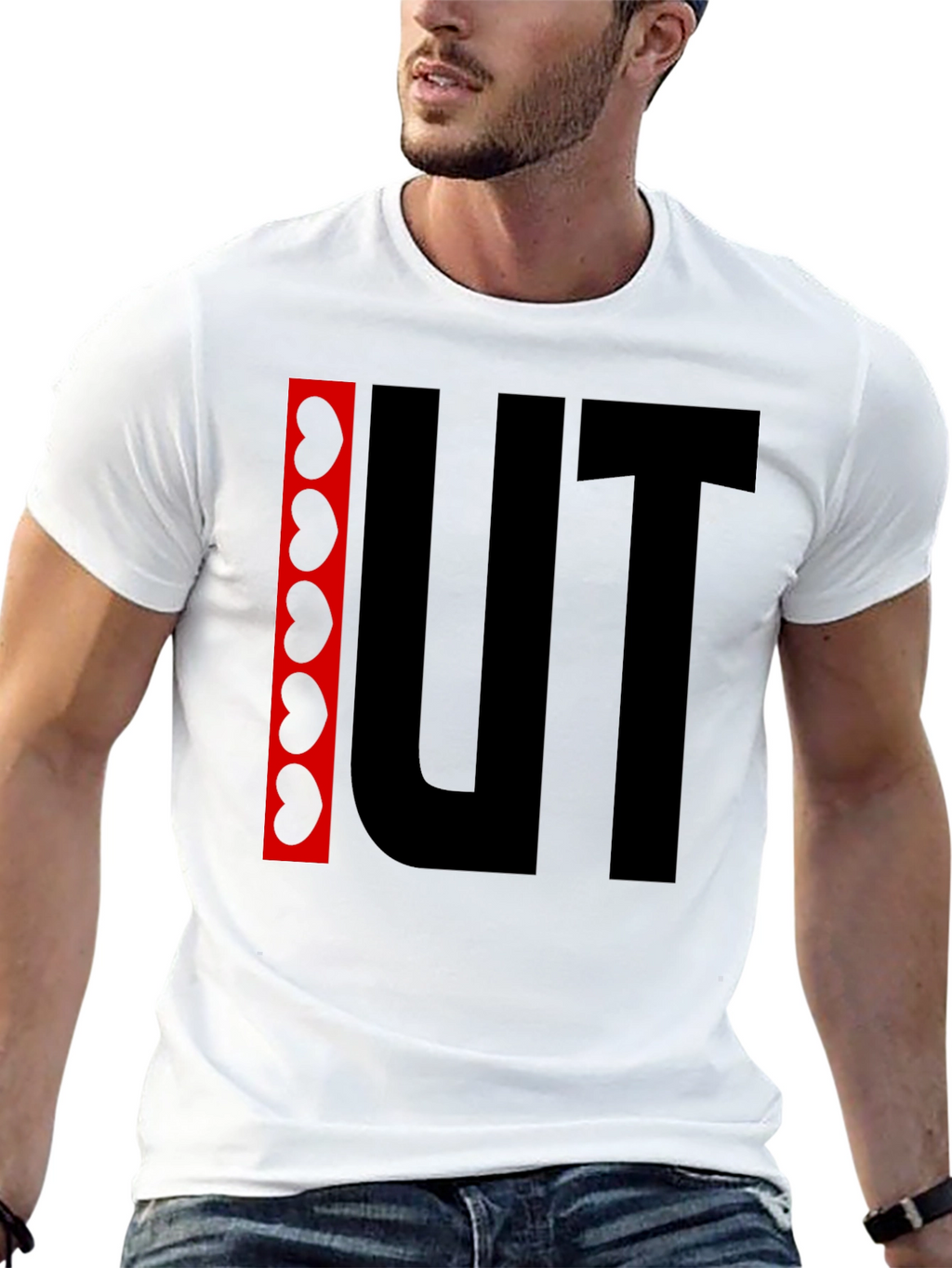 Kidney UT Funny Black T-Shirt