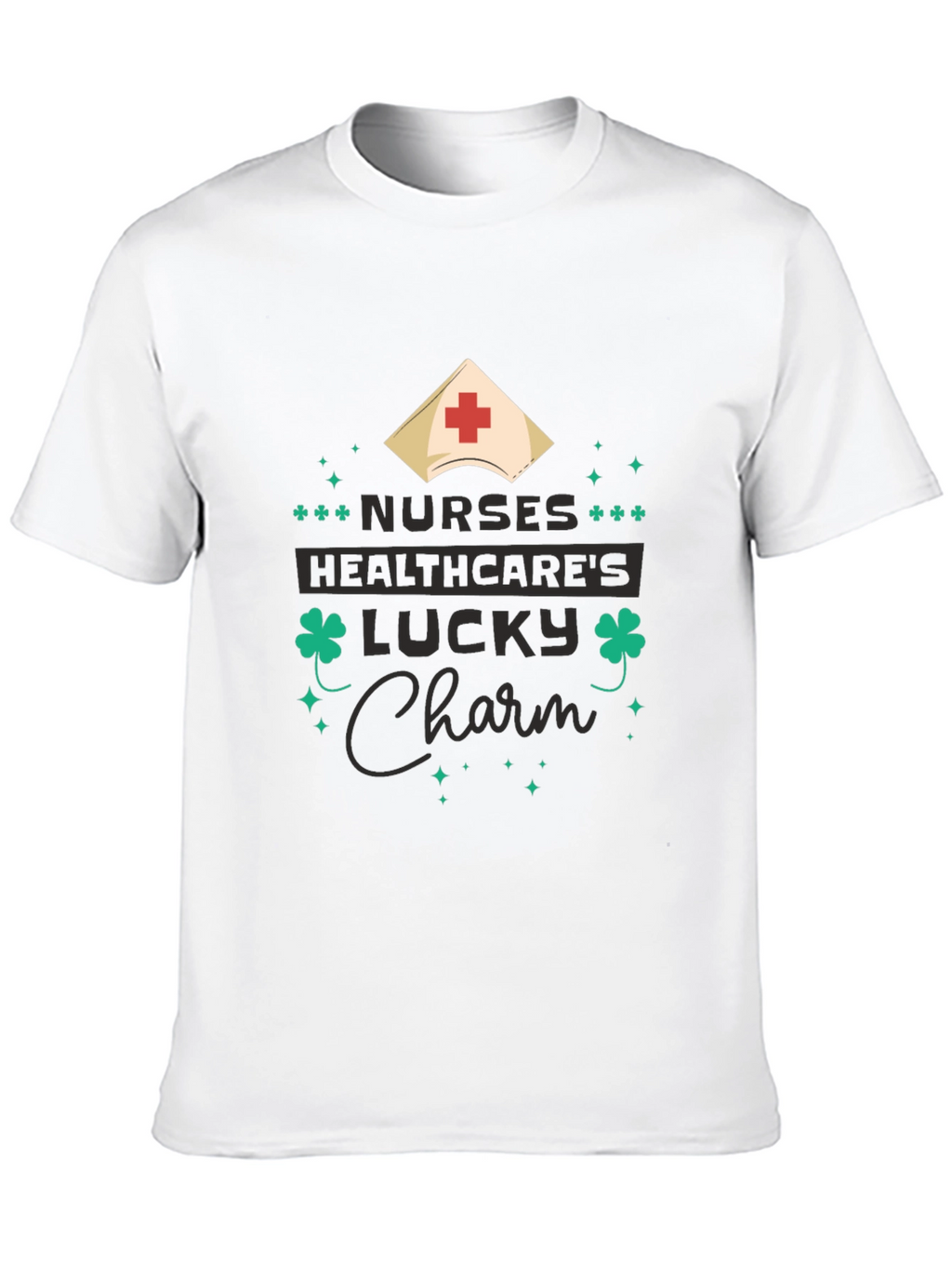 Nurses Healthcares Lucky Charm St. Patricks Day T-Shirt