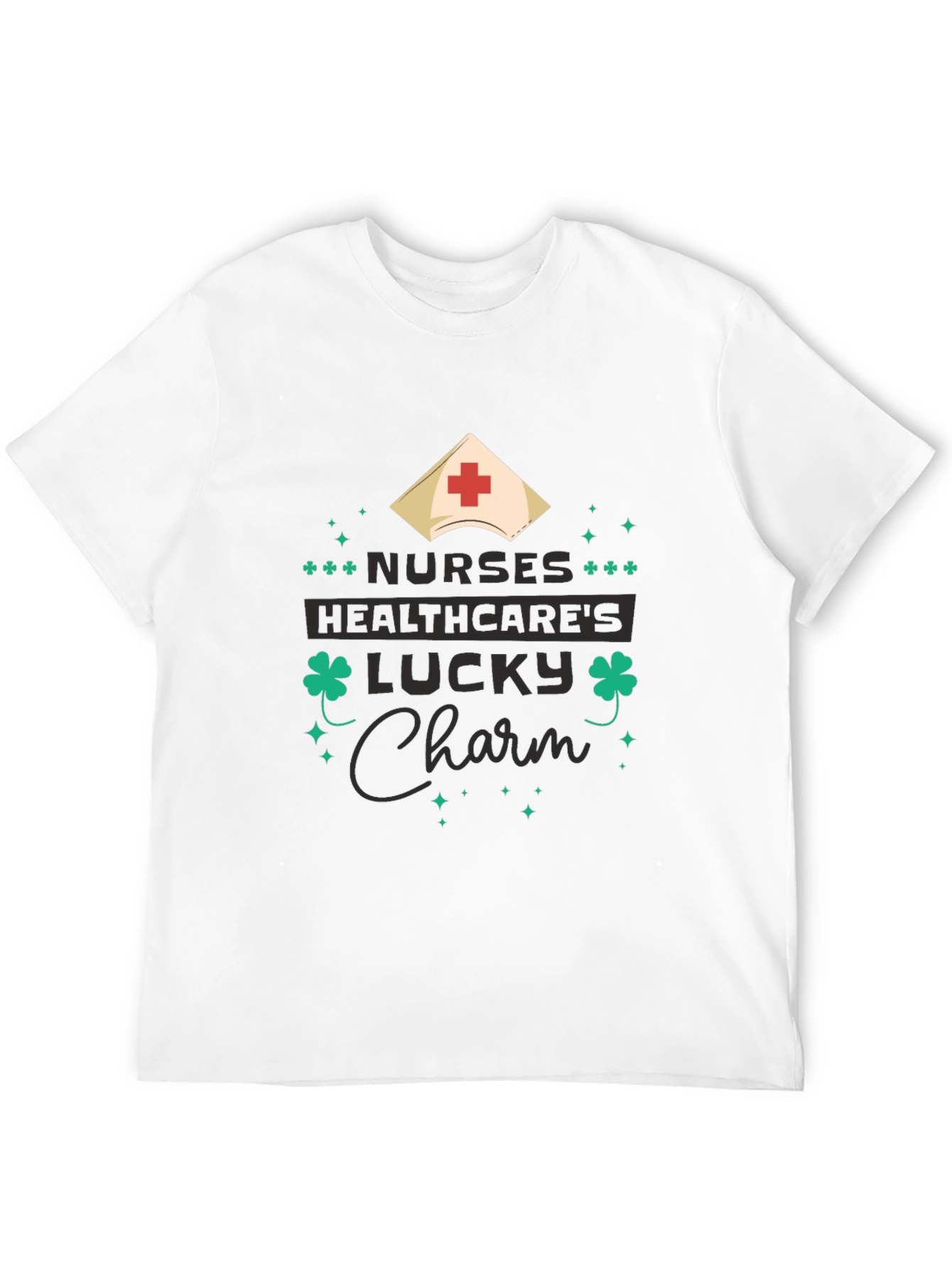 Nurses Healthcares Lucky Charm St. Patricks Day T-Shirt