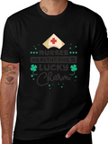 Nurses Healthcares Lucky Charm St. Patricks Day T-Shirt