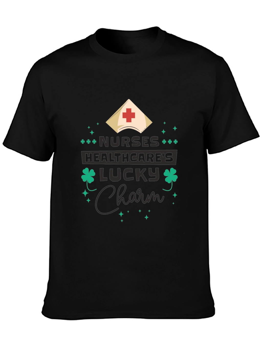 Nurses Healthcares Lucky Charm St. Patricks Day T-Shirt