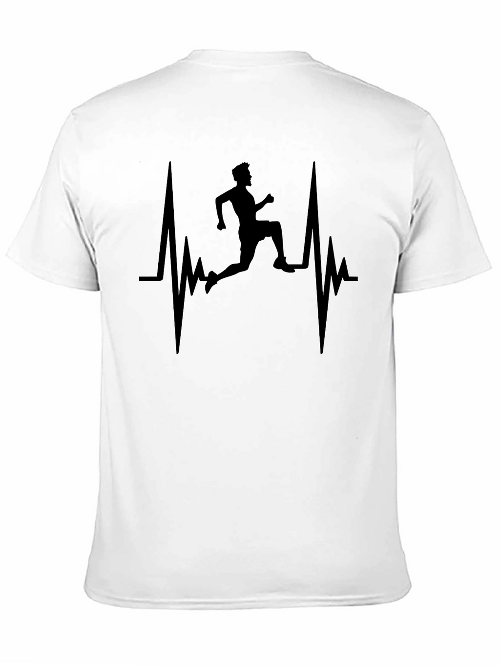 Runner Heartbeat Graphic Tee - Athletic Style