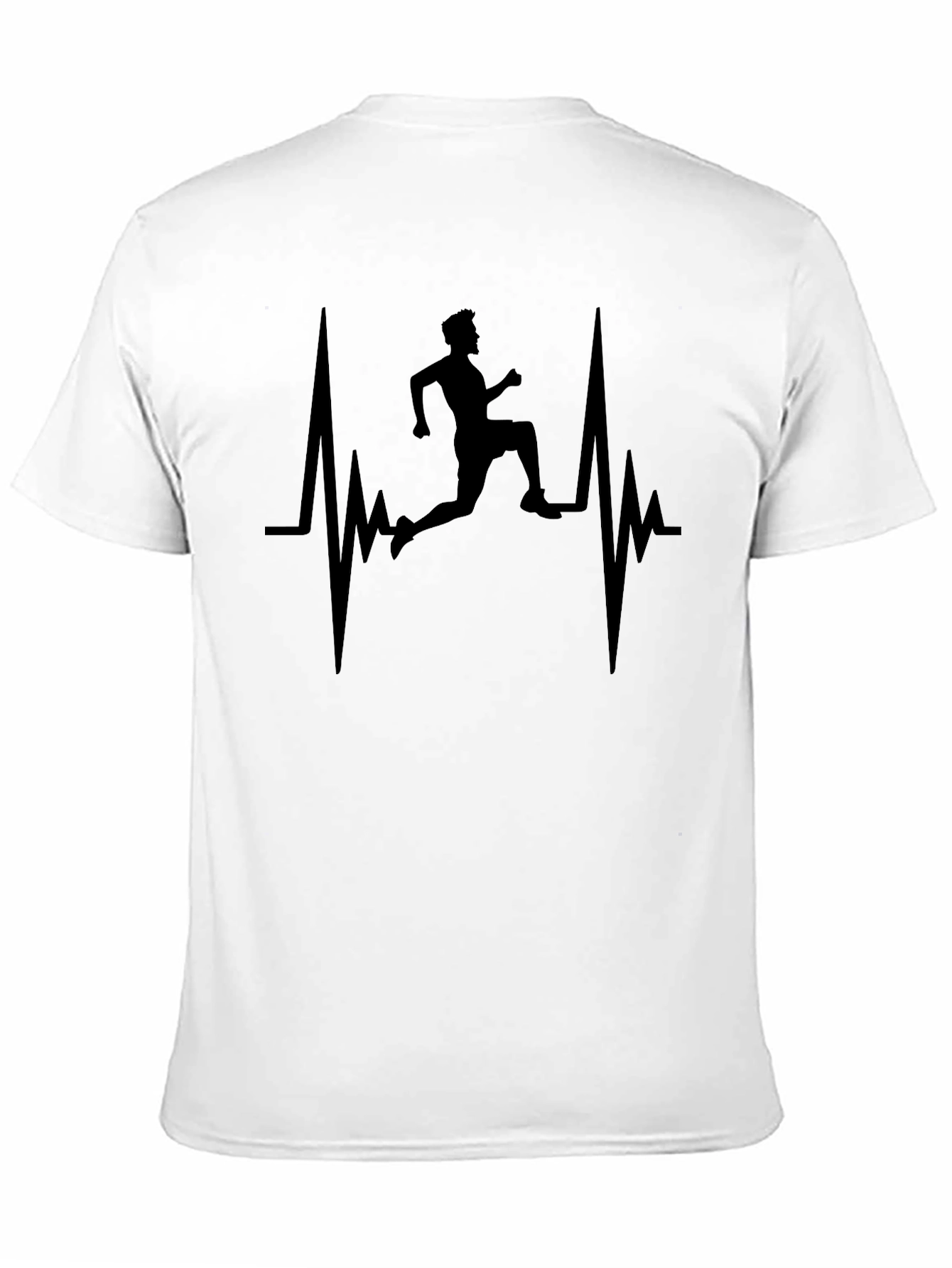 Runner Heartbeat Graphic Tee - Athletic Style