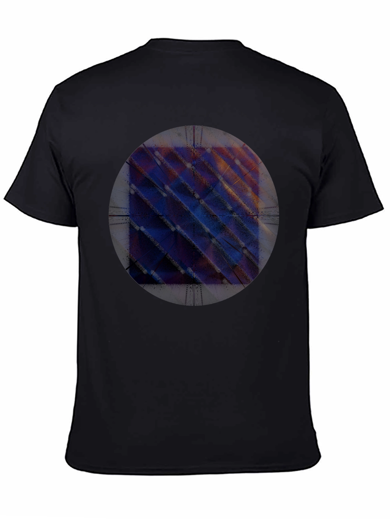 Abstract Sphere Graphic Tee - Modern Black T-Shirt