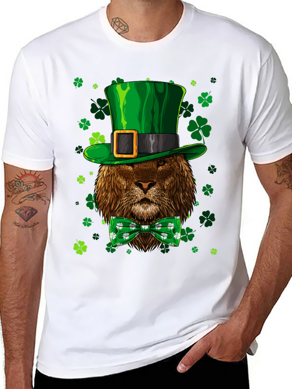 St. Patricks Day Lion Graphic Tee