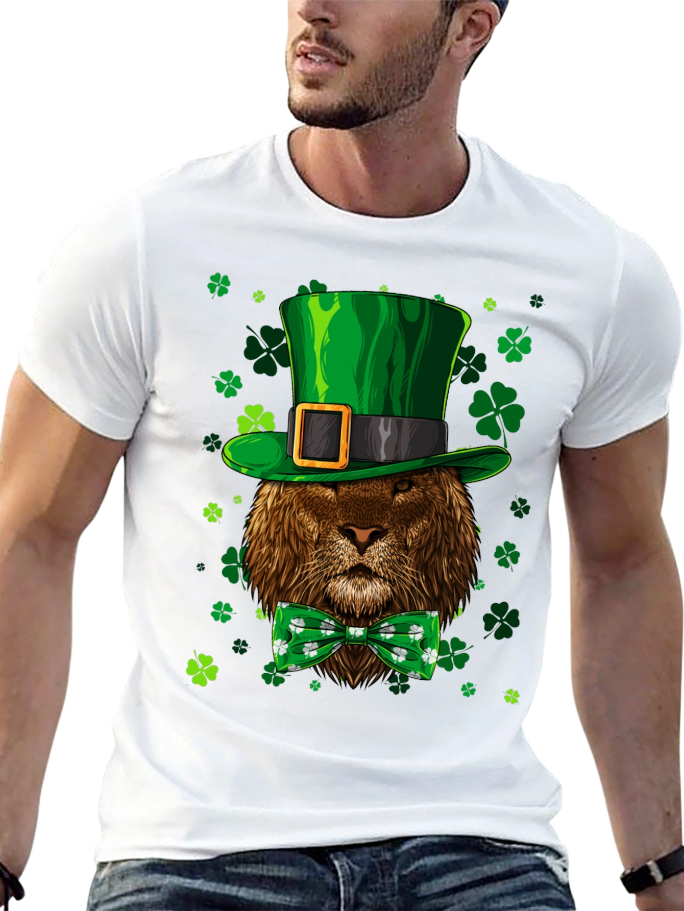 St. Patricks Day Lion Graphic Tee