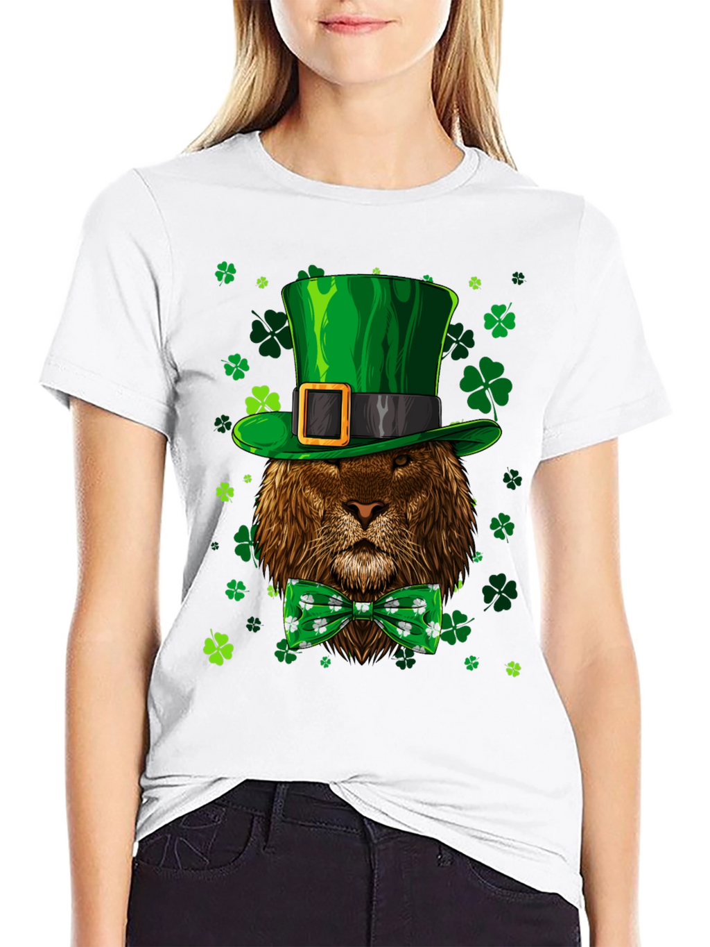 St. Patricks Day Lion Graphic Tee