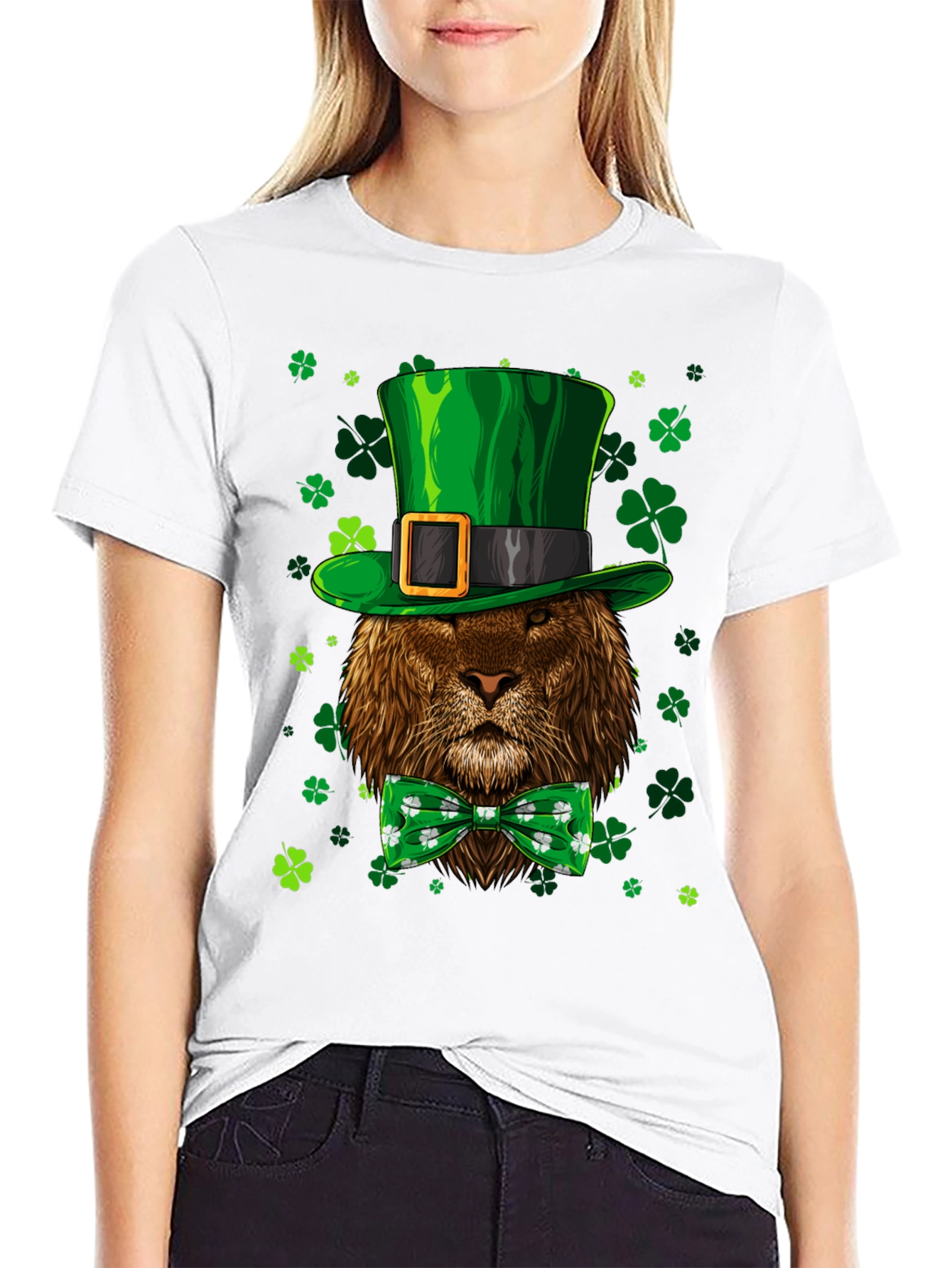 St. Patricks Day Lion Graphic Tee