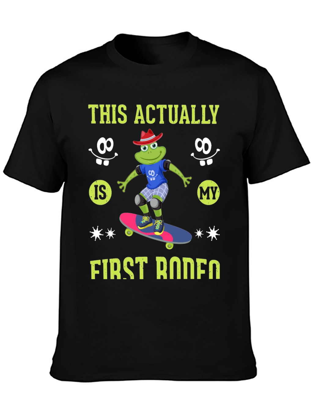 Frog Skateboarder T-Shirt - First Rodeo
