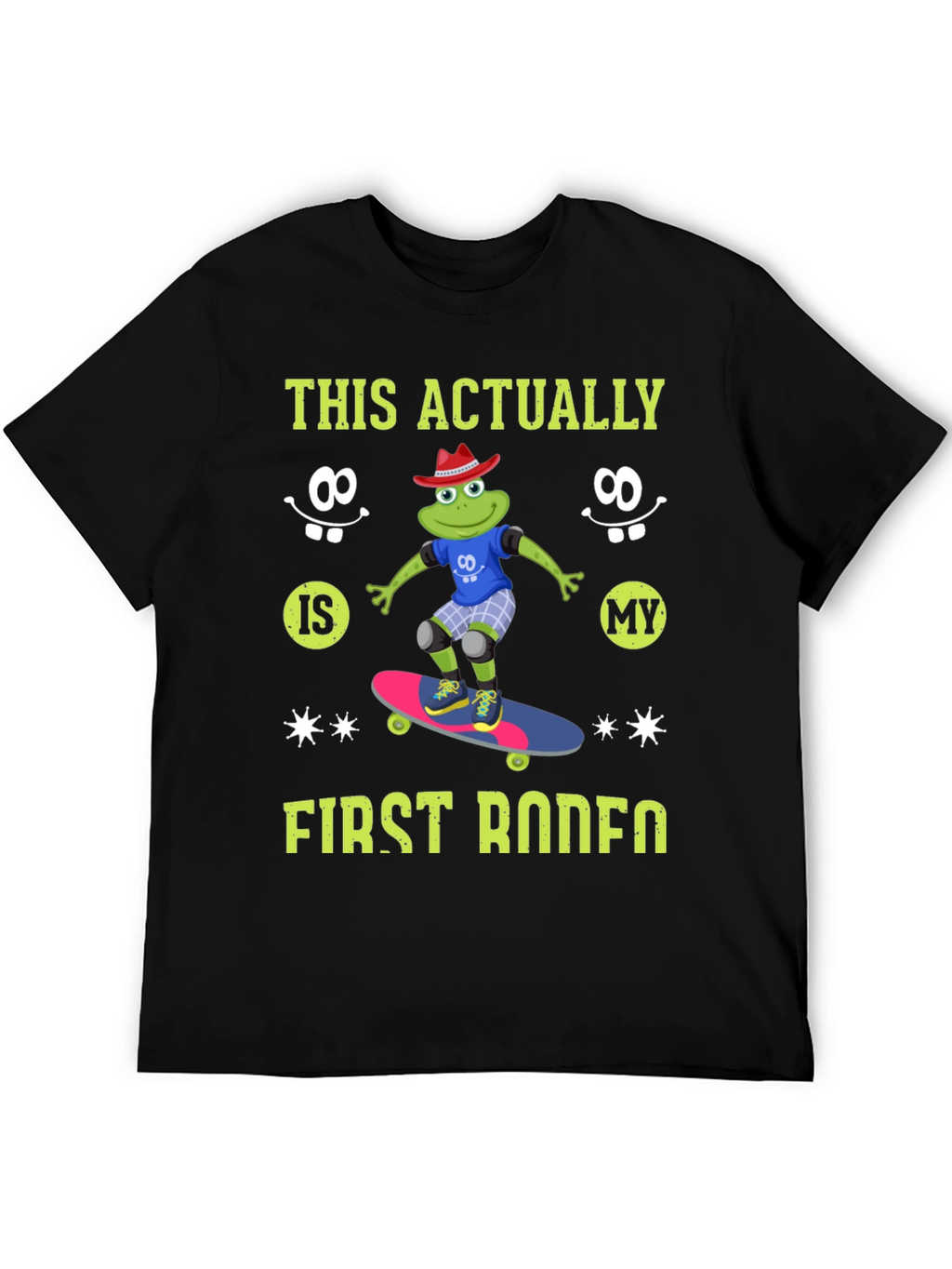 Frog Skateboarder T-Shirt - First Rodeo
