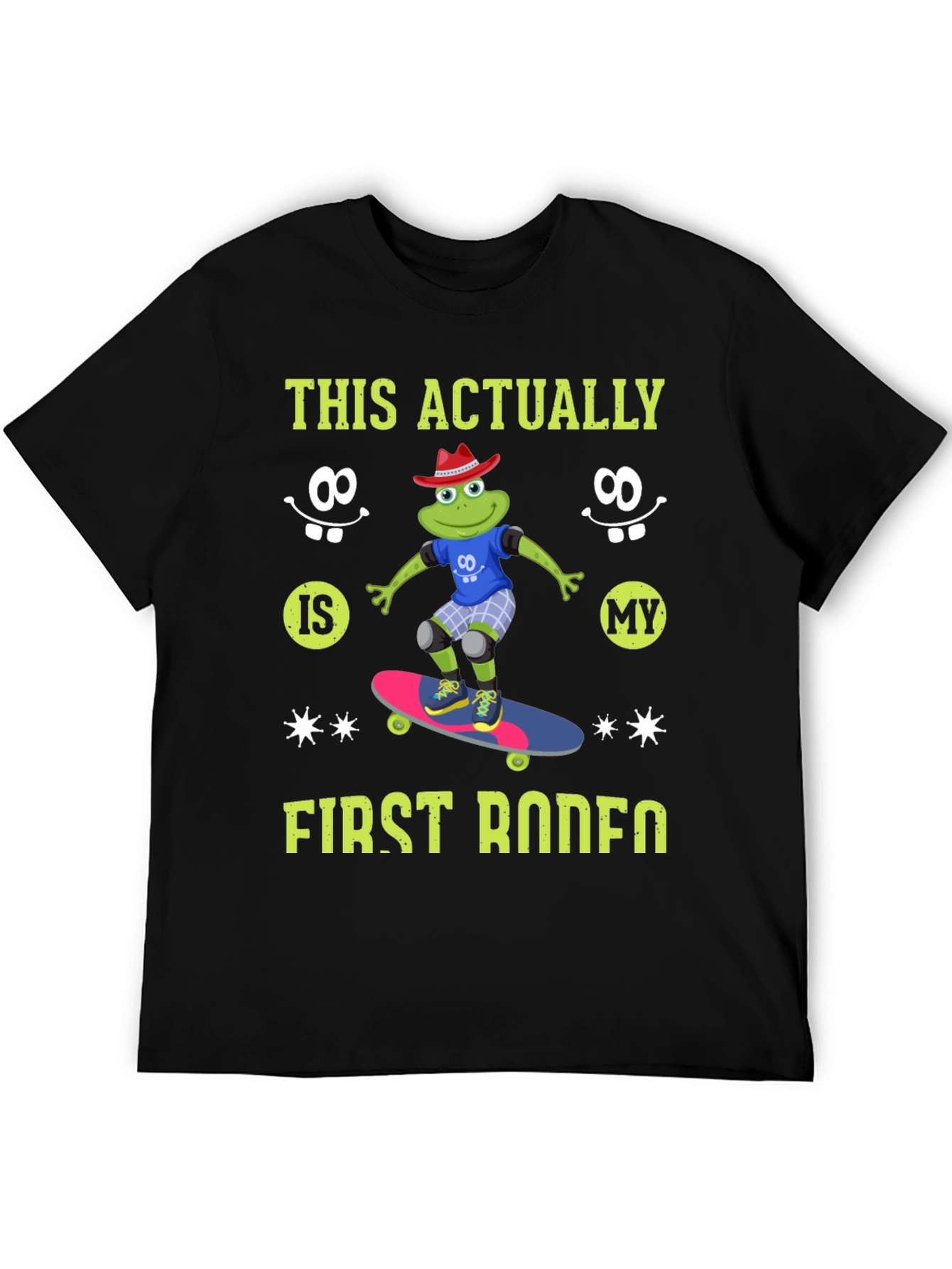 Frog Skateboarder T-Shirt - First Rodeo