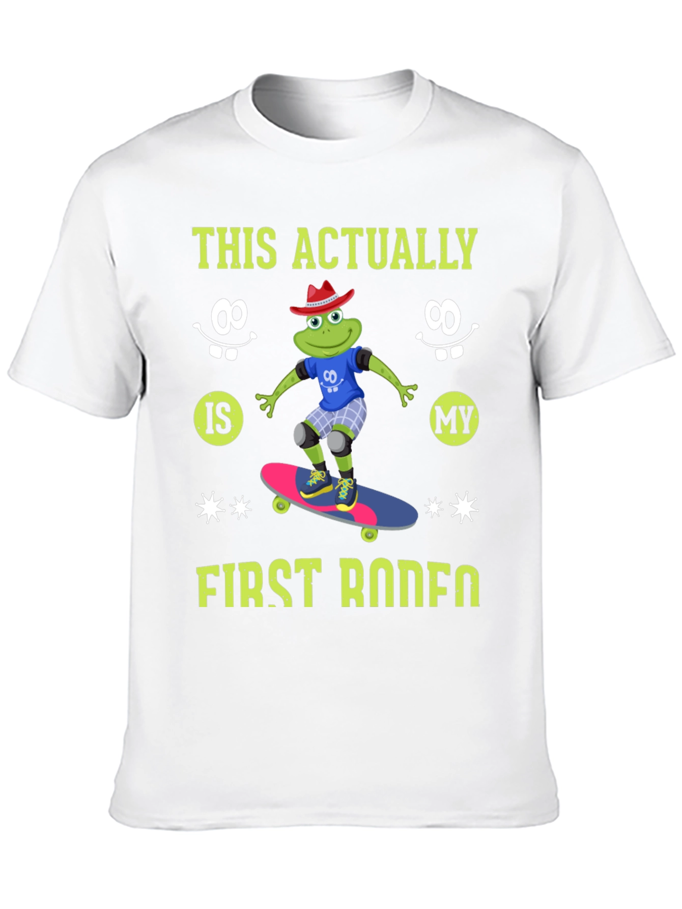Frog Skateboarder T-Shirt - First Rodeo